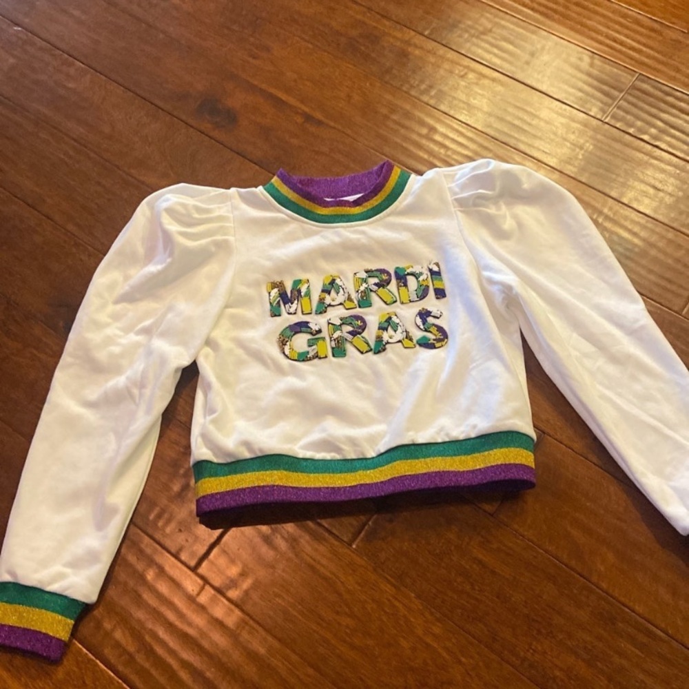 Queen of Sparkles Mardi Gras Top
